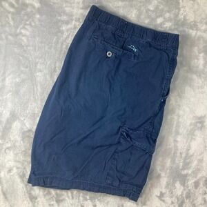Tommy Bahama Shorts Mens 3XLB 44" Waist Blue Casual Cargo Preppy Golf